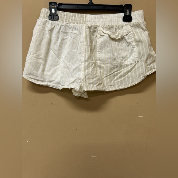 Intimately Free People Shorts Womens Medium Cotton Boxer Striped Distressed Y2K - Picture 2 of 4